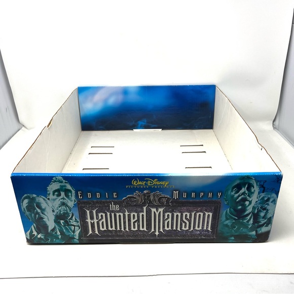 Disney Haunted Mansion Retail DVD Stocking Display Empty Cardboard Box 18x15x5 - Picture 7 of 12